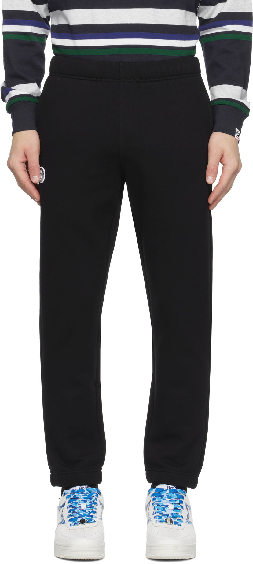 Träningsbyxor AAPE by A Bathing Ape AAPE by A Bathing Ape Main Sweatpants Svart | AAPPTMB638XXNBKX