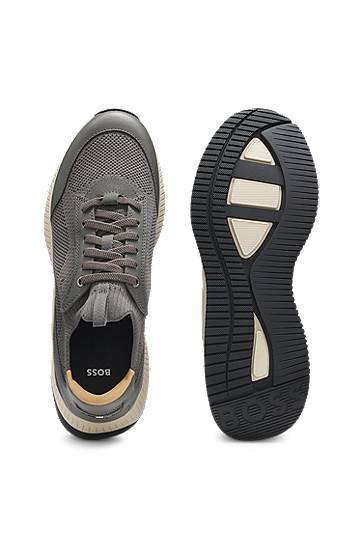 Sweatshirt BOSS TTNM EVO Knitted Grå | 50552911, 1