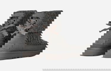 Sneakers och skor UGG Classic Mini Cabelle Knit Boot Grå | 1174578-MNGRY, 3