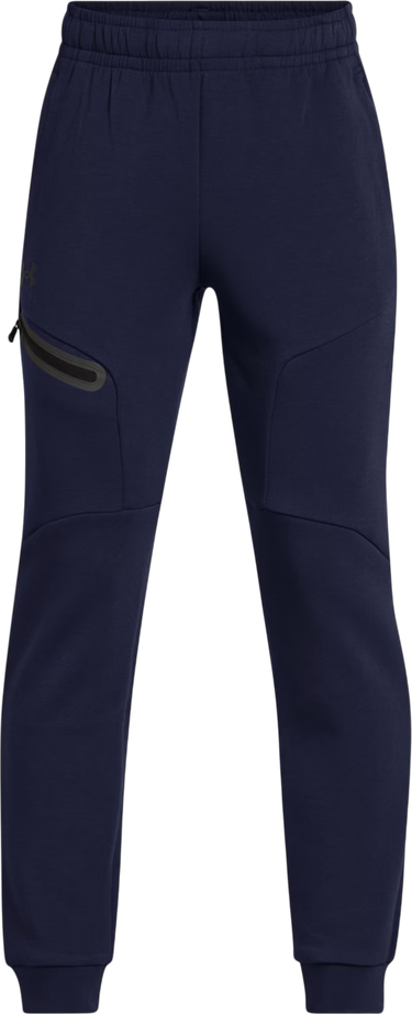 Träningsbyxor Under Armour Unstoppable Fleece Joggers with Zippered Pocket Mörkblå | 1386689-410, 0