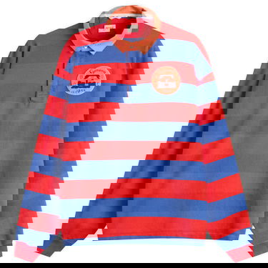 Skjorta Bode Bode Clubhouse Rugby Shirt, Size Large Röd | MRF25CS004, 0