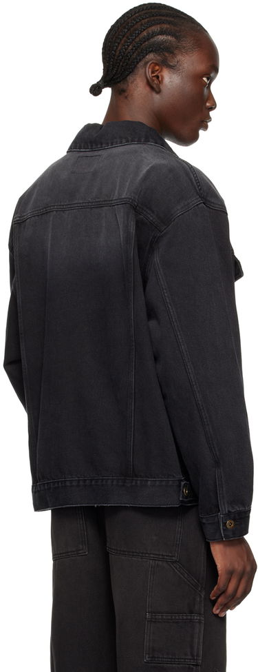 Jacka We11done We11done Faded Denim Jacket Svart | WD-DJ2-24-345-M-BK, 2