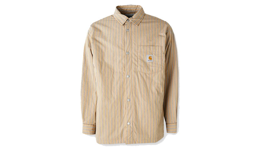 Jacka Carhartt WIP Grimsby Striped Long-Sleeve Shirt Jacket Flerfärgad | I035156_30N_XX