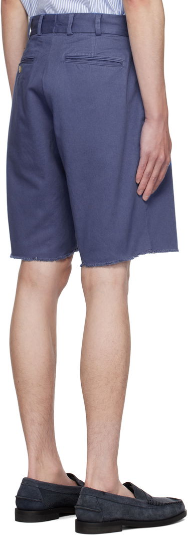 Shorts BEAMS Beams Plus Plain Front Shorts Blå | 3825-0070-791, 2
