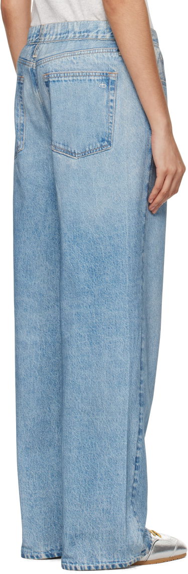 Jeans rag & bone Miramar Terry Wide-Leg Lounge Pants Blå | WCW24F70028202, 2