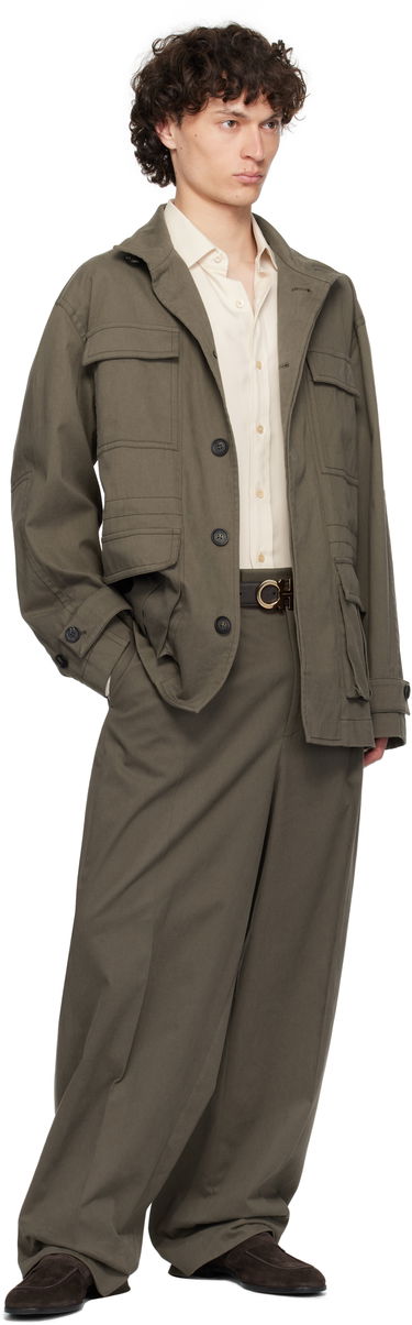 Jacka FERRAGAMO Ferragamo Saharan Jacket Grön | 782553, 3