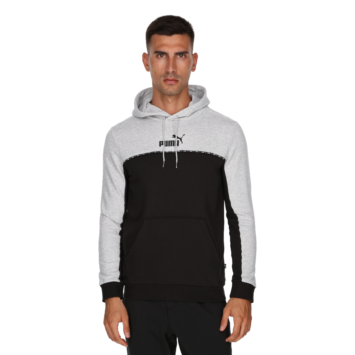 Sweatshirt Puma Essentials Colorblock Taped Hoodie Flerfärgad | 675173-04, 0