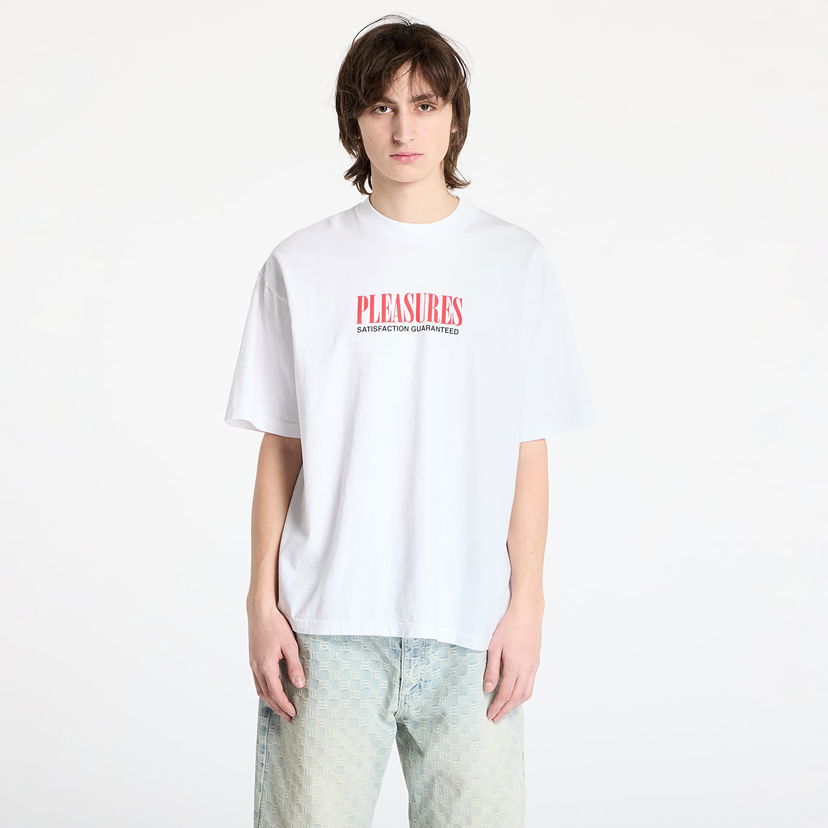 T-shirt Pleasures Pleasures Satisfaction T-Shirt Vit | P25SP052 WHITE