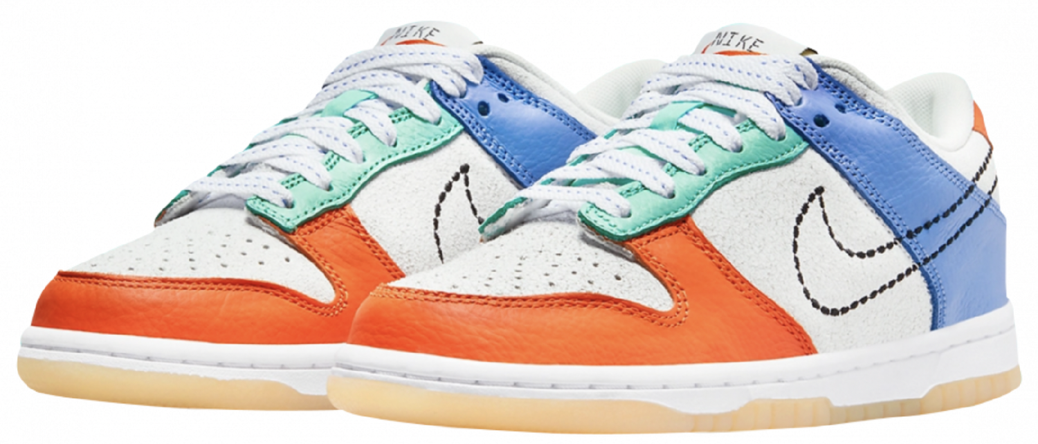 Sneakers och skor Nike Dunk Low GS "Nike 101" Flerfärgad | DX3363-100, 1