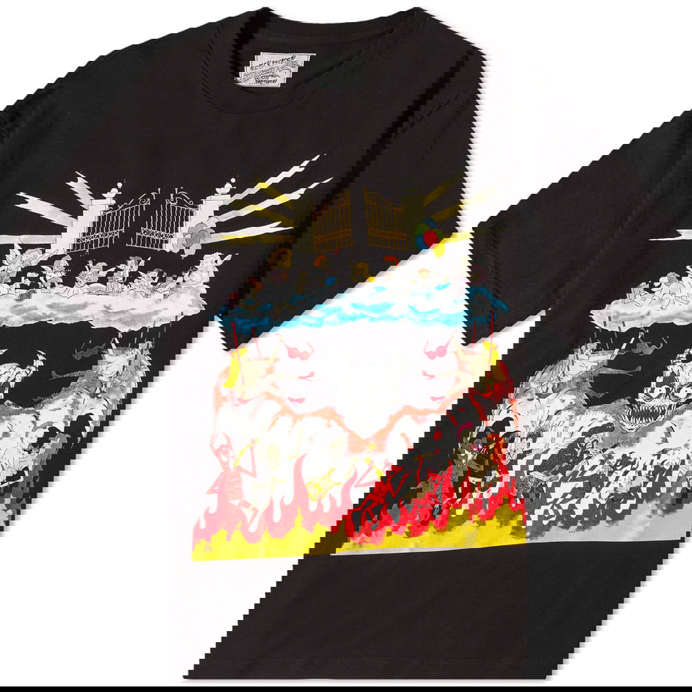 T-shirt WACKO MARIA Neck Face Anniversary Tee Svart | NECKFACE-WM-TEE24-B, 0