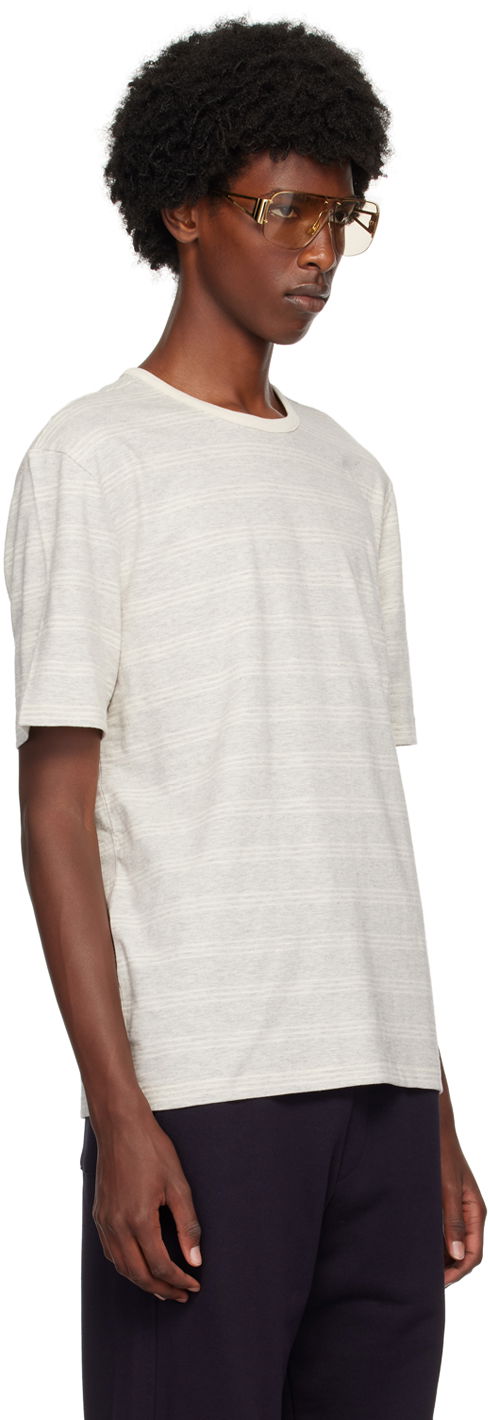 T-shirt Paul Smith PS Paul Smith Striped T-Shirt Grå | M2R-012Z-N22121-02, 1