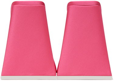 Tillbehör The Attico Attico Devon Satin Heeled Mules Rosa | 237WS000 V015, 1