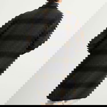 Rockar Universal Works Universal Works Berlin Wool Check Account Coat Grön | 33103-BLB, 3