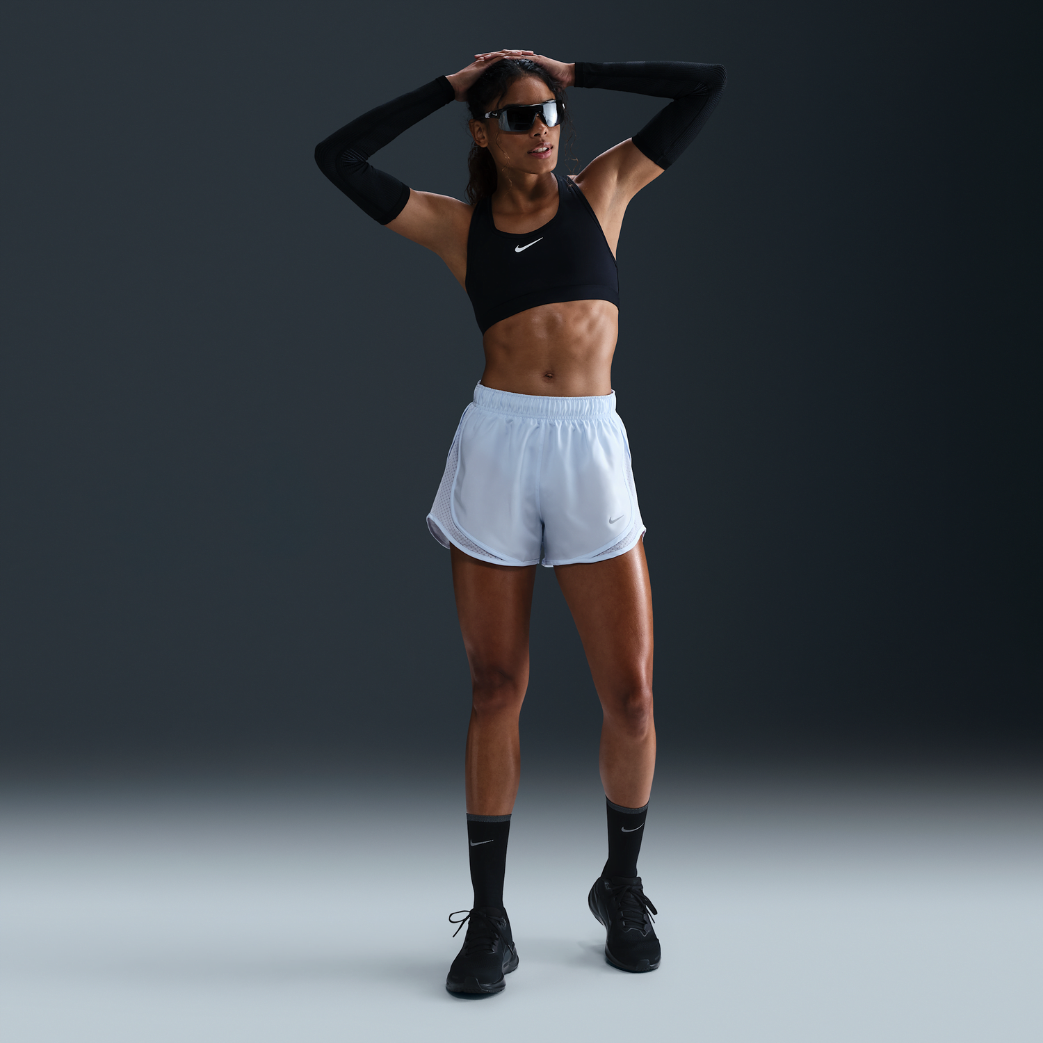 Shorts Nike Tempo Dri-FIT Running Shorts with Liner Svart | HV8915-423, 0