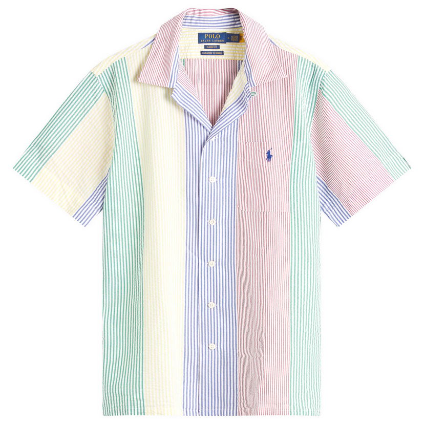Skjorta Polo by Ralph Lauren Ralph Lauren Classic Fit Multi Stripe Vacation Shirt Flerfärgad | 710964421001