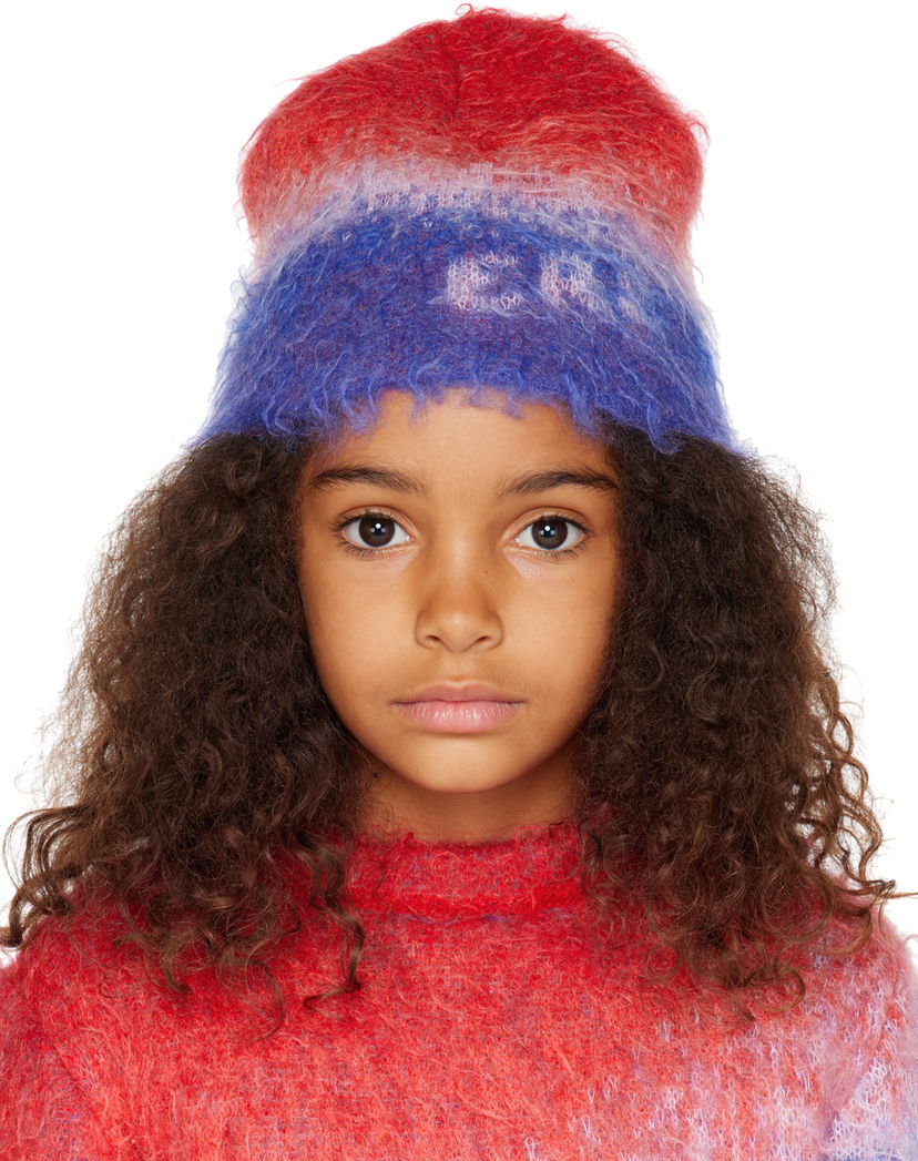 Sweater ERL ERL Gradient Beanie Röd | ERL06KK056