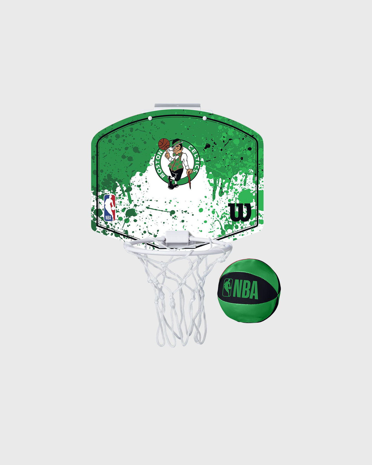 Sportutrustning Wilson Tennis Boston Celtics Mini Hoop Grön | WTBA1302BOS, 0