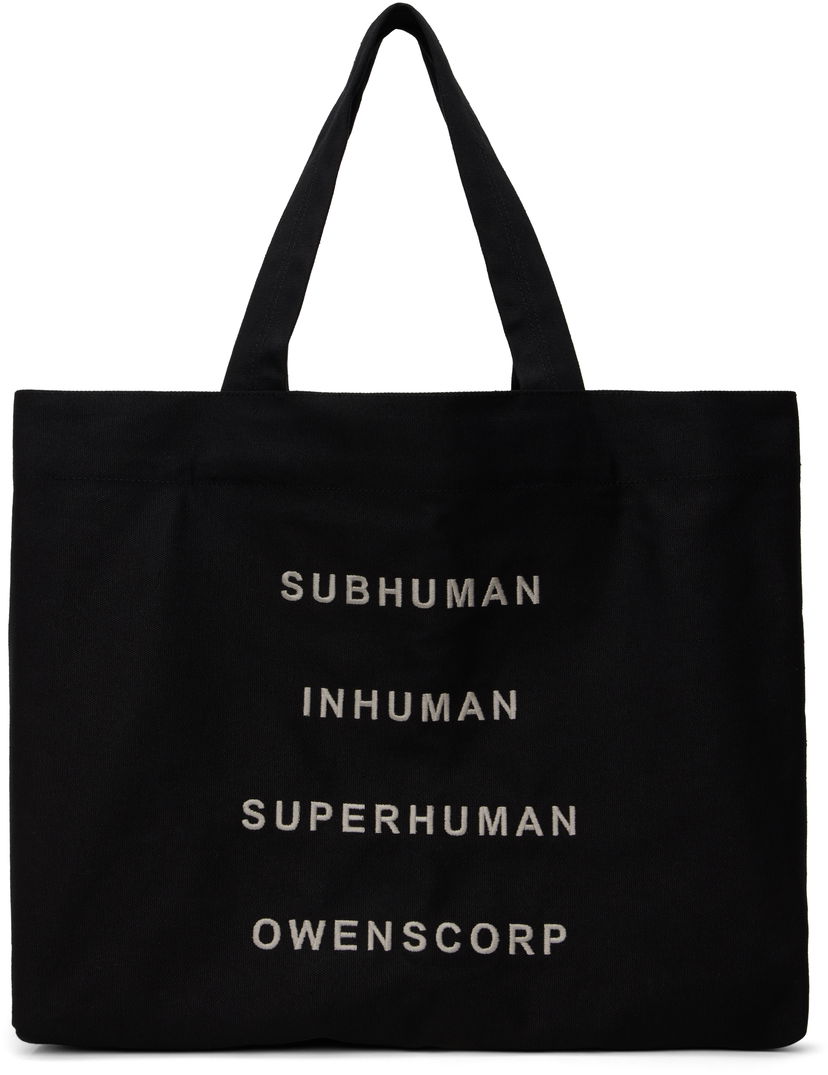 Tygpåse Rick Owens Rick Owens Beach Tote Svart | RH0000005 CVS2