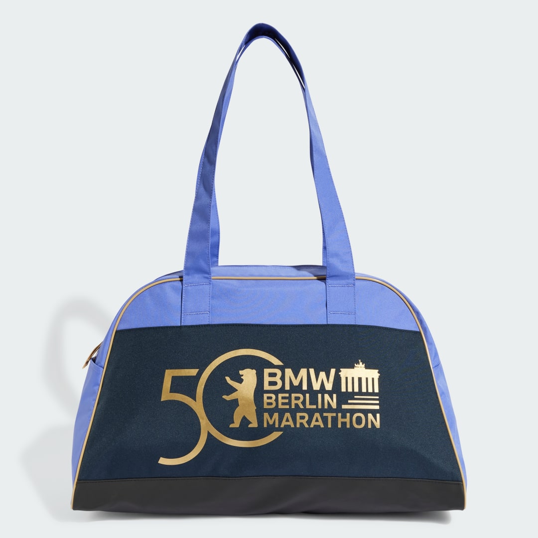 Resväska adidas Performance BMW Berlin Marathon 2024 Vintage Travel Bag Blå | JG8788, 0