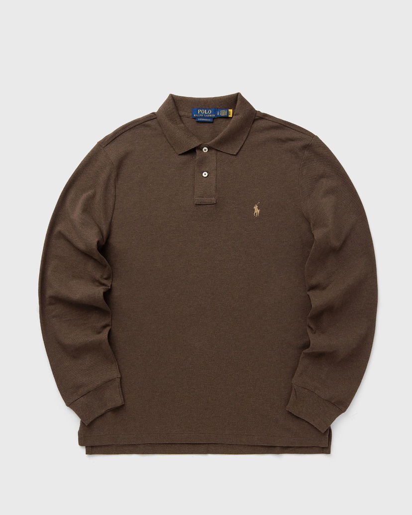 Polotröja Polo by Ralph Lauren Polo Ralph Lauren Long Sleeve Polo Shirt Brun | 710680790144