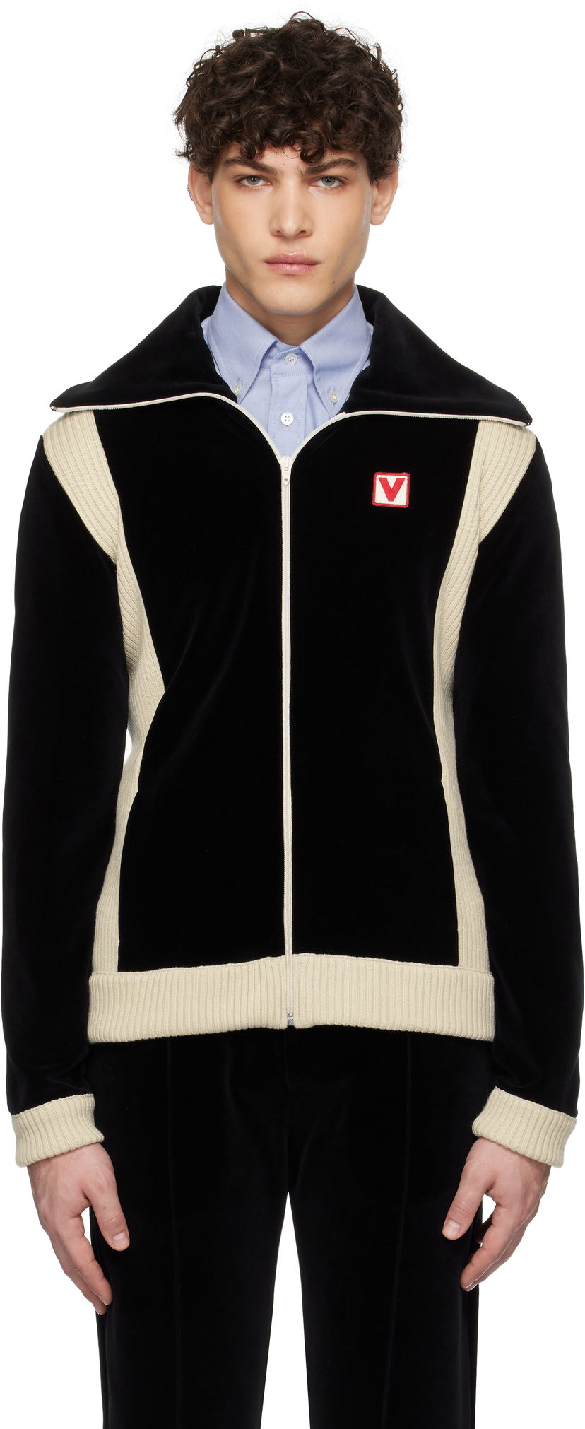 Sweatshirt Valentino Turtleneck Jacket Svart | 6V3MF28VARA