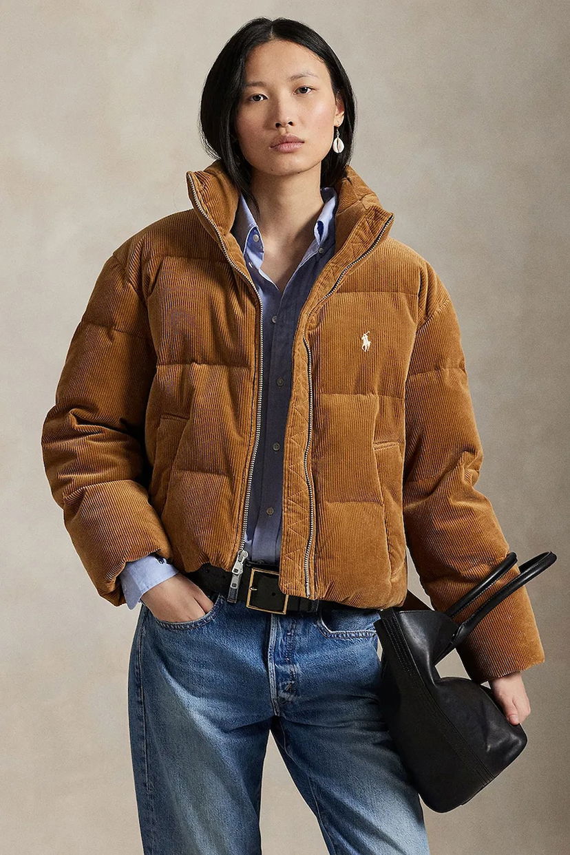 Pufferjacka Polo by Ralph Lauren Polo Ralph Lauren Woven Puffer Jacket Brun | 211971178