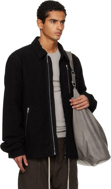 Jacka Rick Owens Rick Owens DRKSHDW Concealed Zipfront Jacket Svart | DU02E7775 BMO, 1