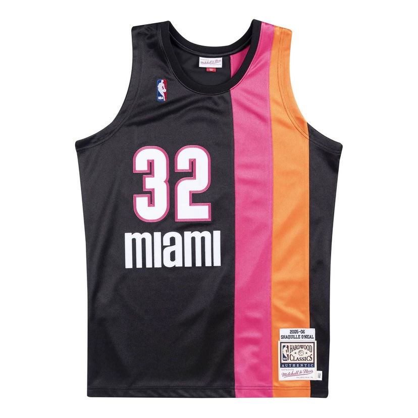 Jersey Mitchell & Ness NBA Miami Heat 2005-06 'Shaquille O'Neal 32' Jersey Svart | AJY4EL18033-MHEBLCK05SON