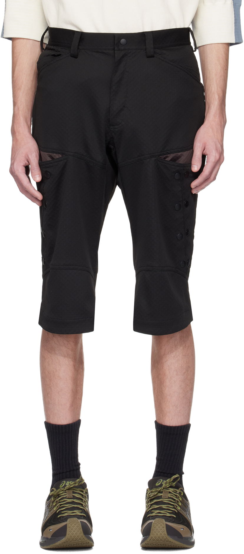 Shorts KIKO KOSTADINOV Kiko Kostadinov Inex Snap Shorts Svart | KKSS25T08-31