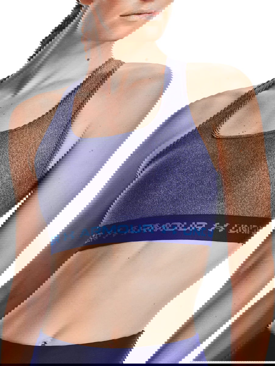 Behå Under Armour Crossback Mid Heather Bra Purpur | 1361036-415, 0