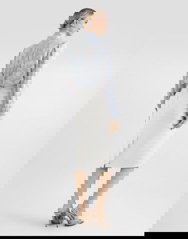 Skjorta Dolce & Gabbana Dolce & Gabbana Floral Jacquard Shirt with Tie Blå | F5T81TFJ1J3B0276, 2