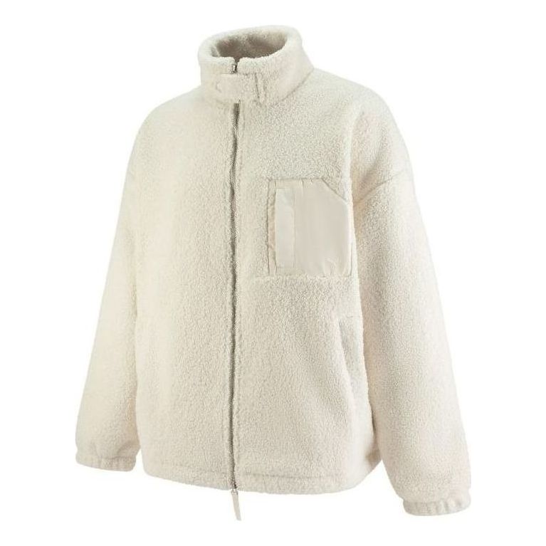 Sweater Puma MMQ Sherpa Fleece Jacket Vit | 536625-65