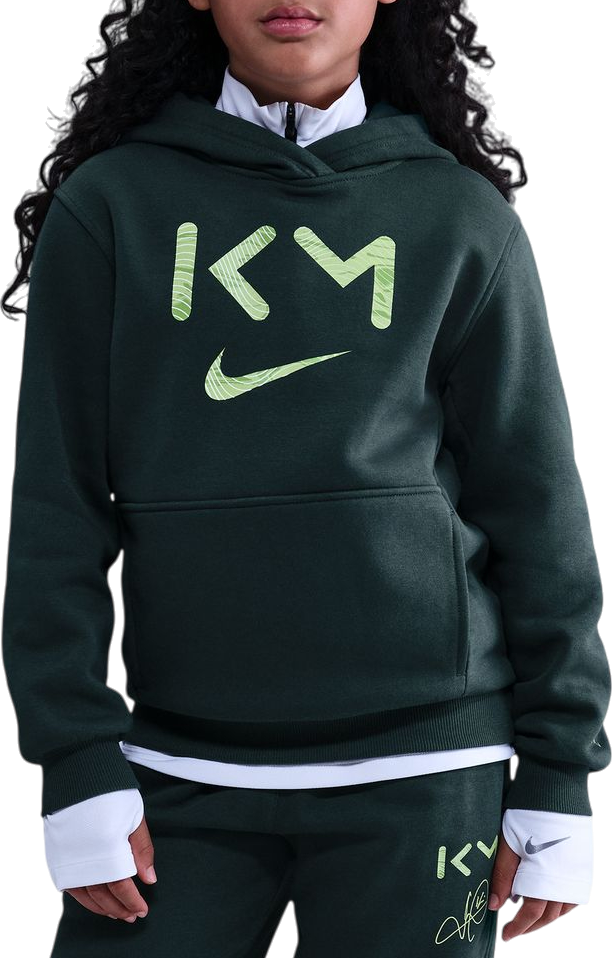 Sweatshirt Nike Kylian Mbappe Club Hoody Grön | ii1502-390, 0