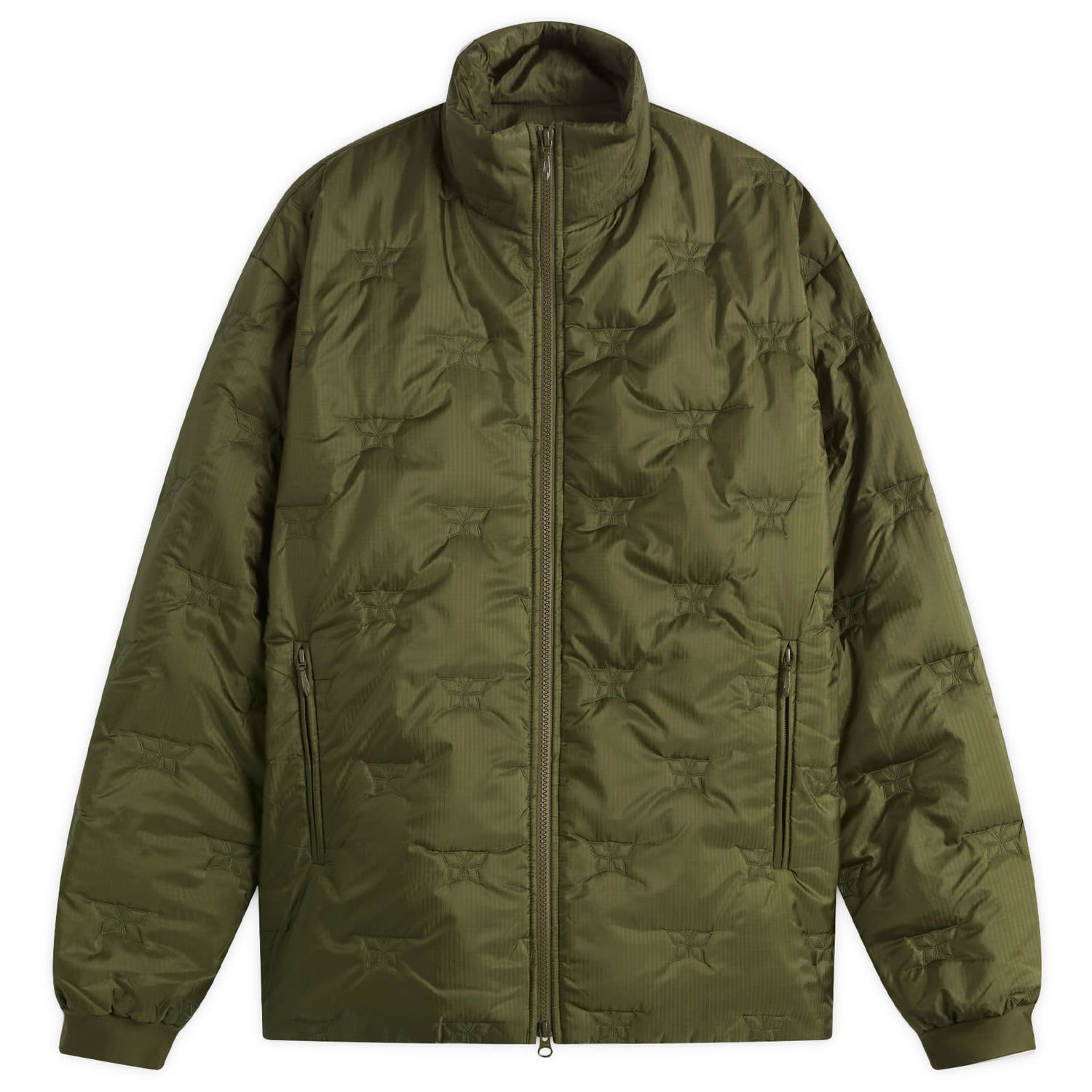 Pufferjacka Needles Needles Women's Quilted Puffer Jacket, Size X-Small Grön | RW177-A, 0