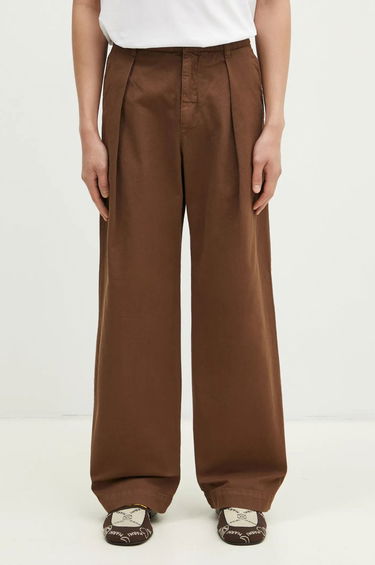 Byxor WOOD WOOD Wood Wood Fraser Pleated Chinos Brun | 12435001.5181, 0