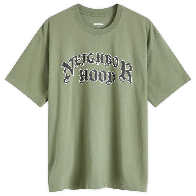 T-shirt Neighborhood T-Shirt Olive Drab Grön | 242PCNH-ST04-OLV