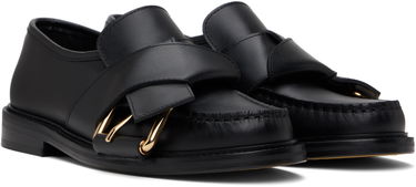 Tillbehör Moschino Moschino Belted Up Loafers Svart | MA10372C1M MF5 000, 3