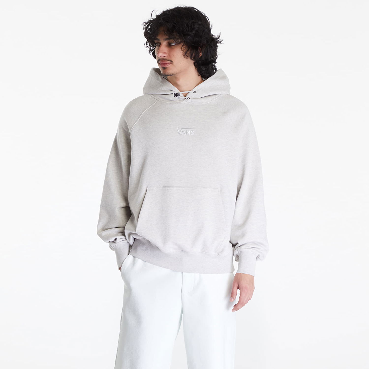 Sweatshirt Vans Premium Standards Fleece LX Hoodie Grå | VN000GZ1RKZ1, 0