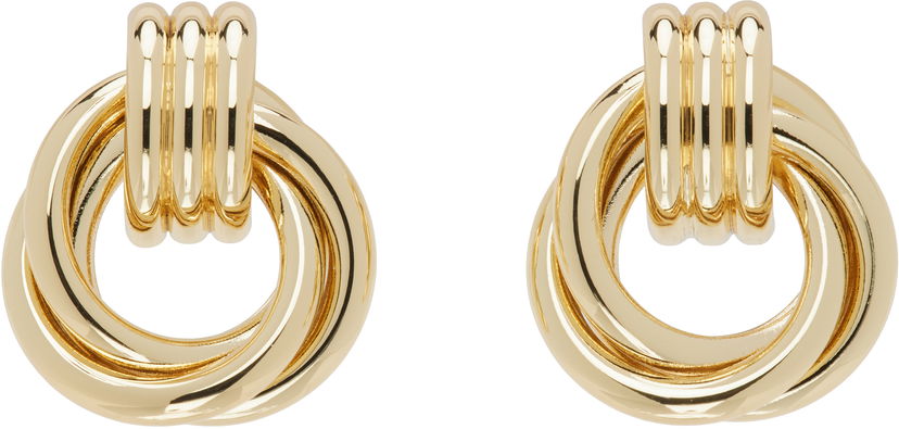 Örhängen Anine Bing Anine Bing Triple Knot Earrings Metallisk | A-15-3711-920