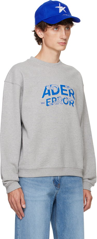Sweatshirt ADER ERROR Graphic Print Crewneck Sweatshirt Grå | BN25FYSW0101GR, 4