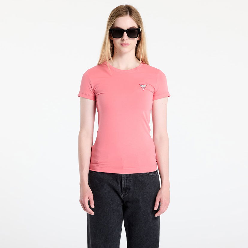 T-shirt GUESS GUESS Mini Triangle Tee Rosa | W2YI44J1314-A60R
