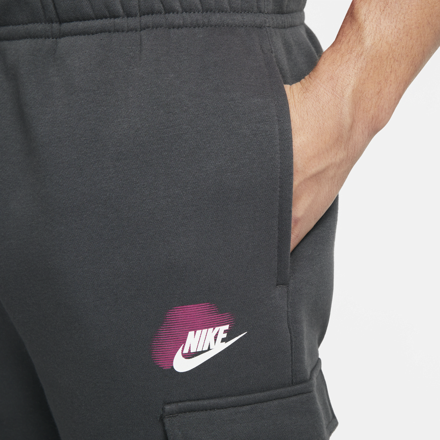 Träningsbyxor Nike Sportswear Standard Issue Cargo Trousers Grå | FD0417-070, 1