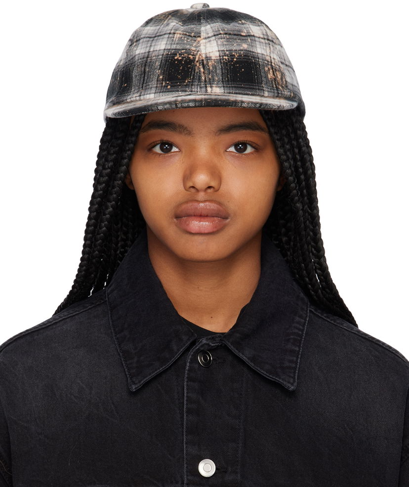 Keps We11done We11done Bleach Check Baseball Cap Flerfärgad | WD-AH1-23-410-U-BK