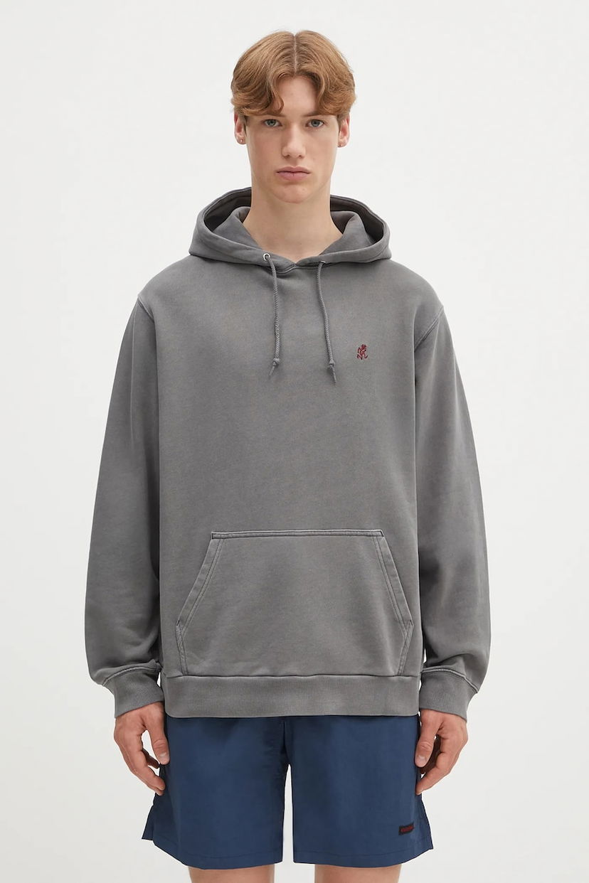 Sweatshirt GRAMICCI Gramicci One Point Hooded Sweatshirt Grå | G307.FT