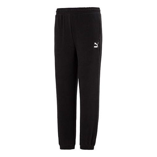 Träningsbyxor Puma Classics Logo Pants Svart | 535261-01