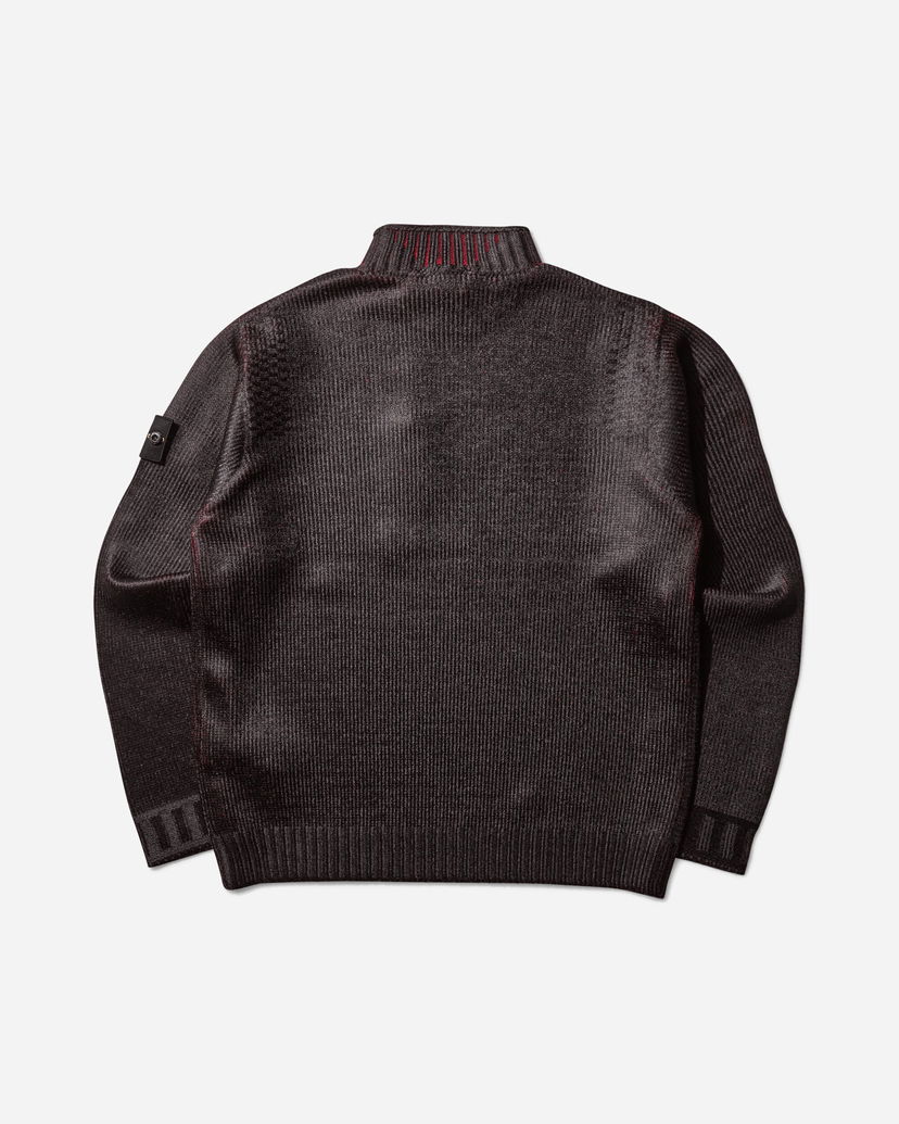 Sweater Stone Island Sublimatic Print Mock Neck Sweater Svart | K2S15-5100066-S00Z5 V0012