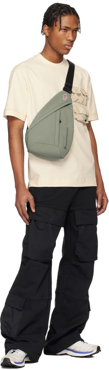 T-shirt Moncler Moncler Grenoble Cotton T-Shirt with Pockets Beige | K10978C0000389AW1, 4