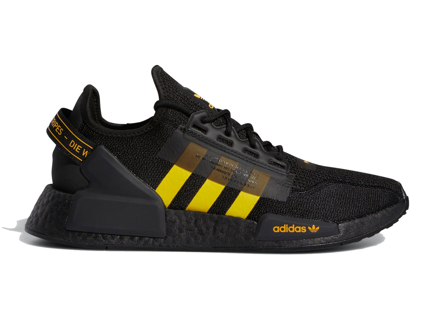 Sneakers och skor adidas Originals NMD R1 V2 Core Black Solar Gold Svart | GX3849, 0