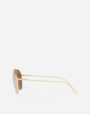 Solglasögon Dolce & Gabbana Dolce & Gabbana Icons Gold Edition Aviator Sunglasses Metallisk | VG2166VM2F99V000, 2