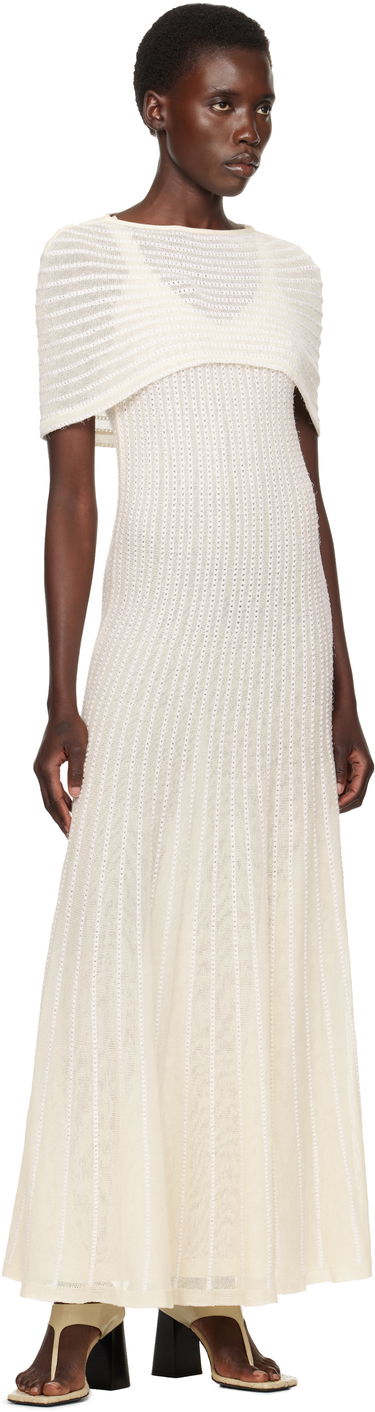 Klä Khaite KHAITE Thora Maxi Dress Vit | 9774125, 4
